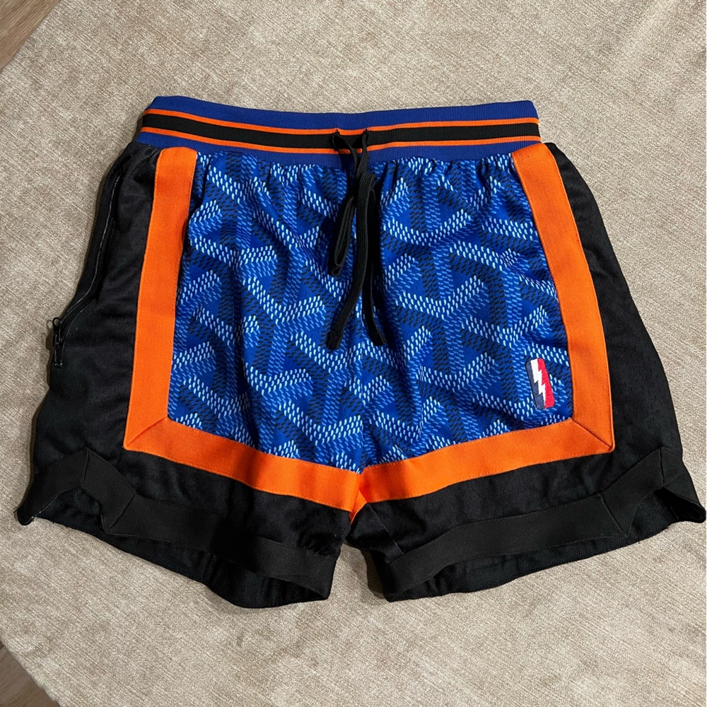 Collect + Select Swingman Shorts Knicks - Blue Orange - X-Small